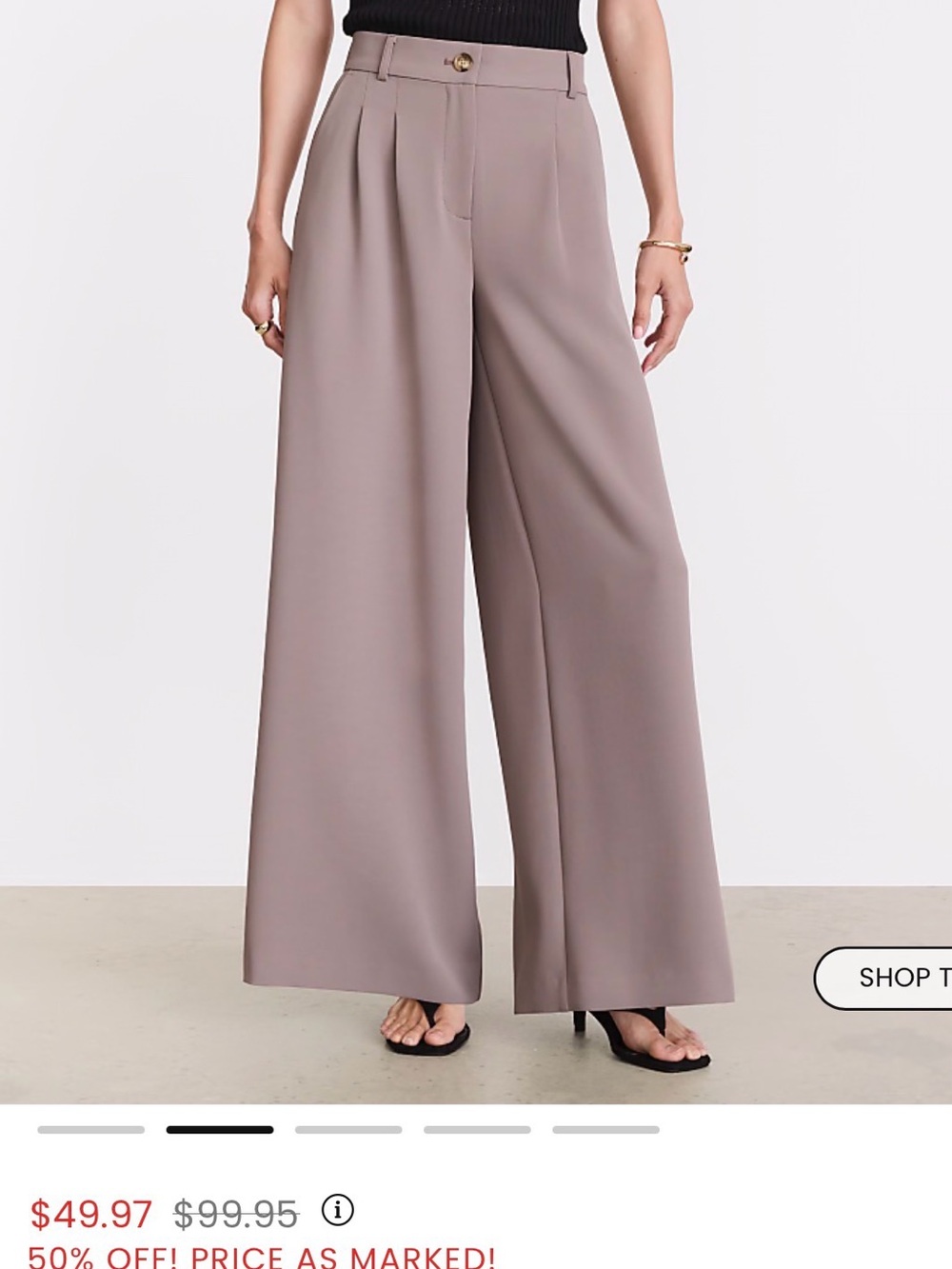 Loft Versa Crepe Drape Palazzo Pant Sz 14